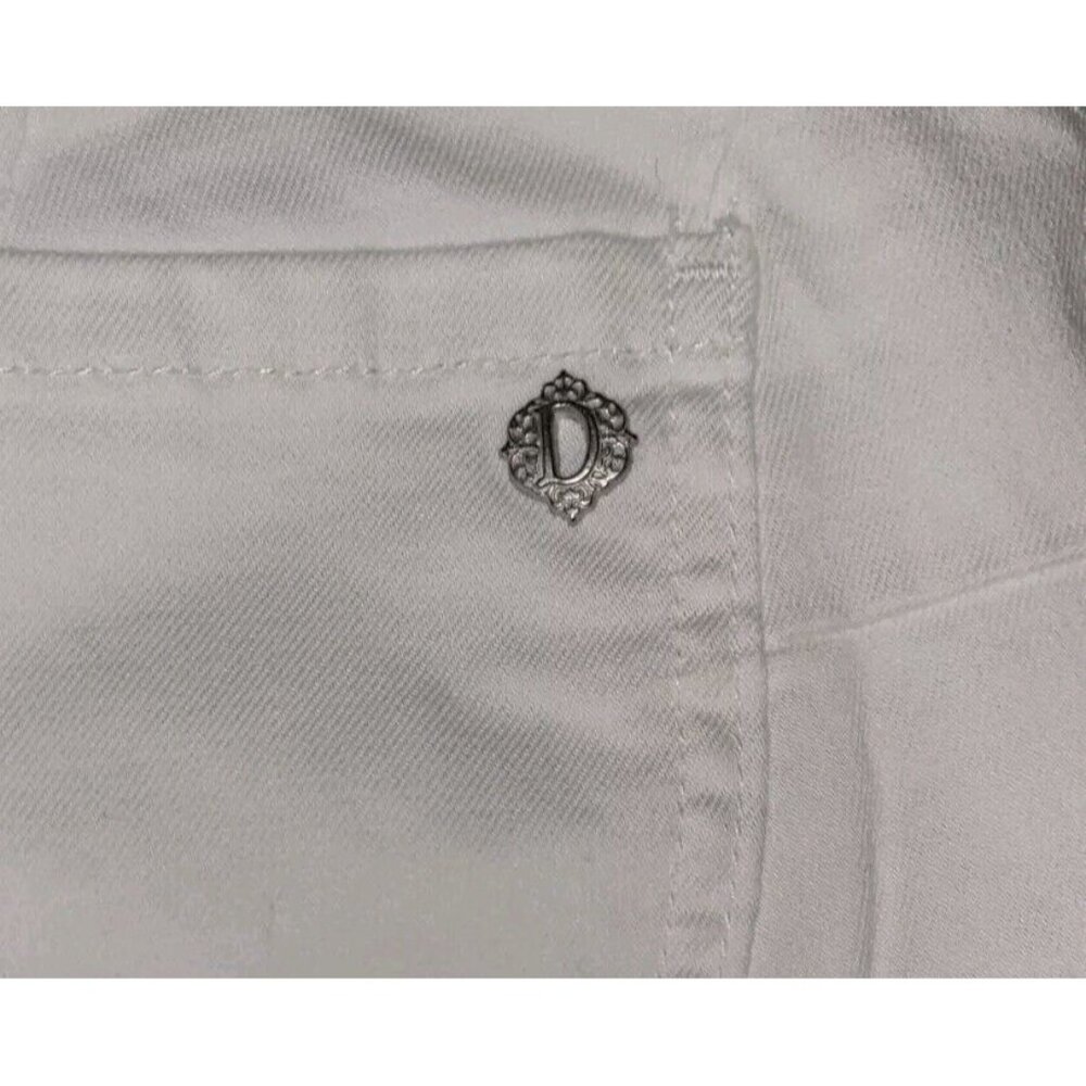 NWT DEMOCRACY White Denim "AB"SOLUTION Slimming Freedom Ankle Skimmer Jeans 14 - Picture 5 of 6